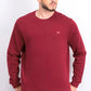 Moletom Levi's Masculino com Gola Redonda e Logotipo Bailey, Vermelho Escuro, Tamanho Pequeno