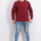 Moletom Levi's Masculino com Gola Redonda e Logotipo Bailey, Vermelho Escuro, Tamanho Pequeno