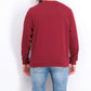 Moletom Levi's Masculino com Gola Redonda e Logotipo Bailey, Vermelho Escuro, Tamanho XXG