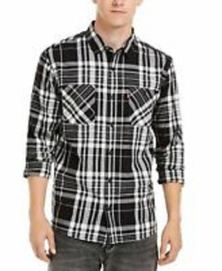 Levi's Men's Malden Plaid Shirt Green Size XX-Large