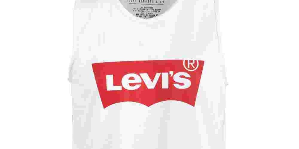 Camiseta Levi's Masculina Logo Branca Tamanho P