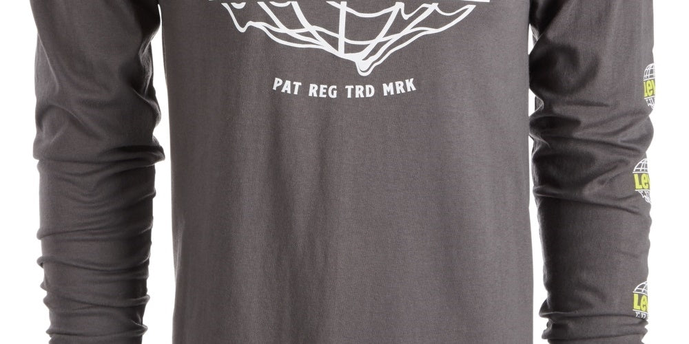 Camiseta Levi's Masculina Manga Longa Network Preta Tamanho XX-G