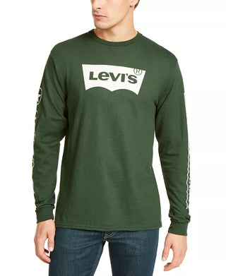 Camiseta Levi's Masculina Tundra Logo Graphic Verde Tamanho X-G