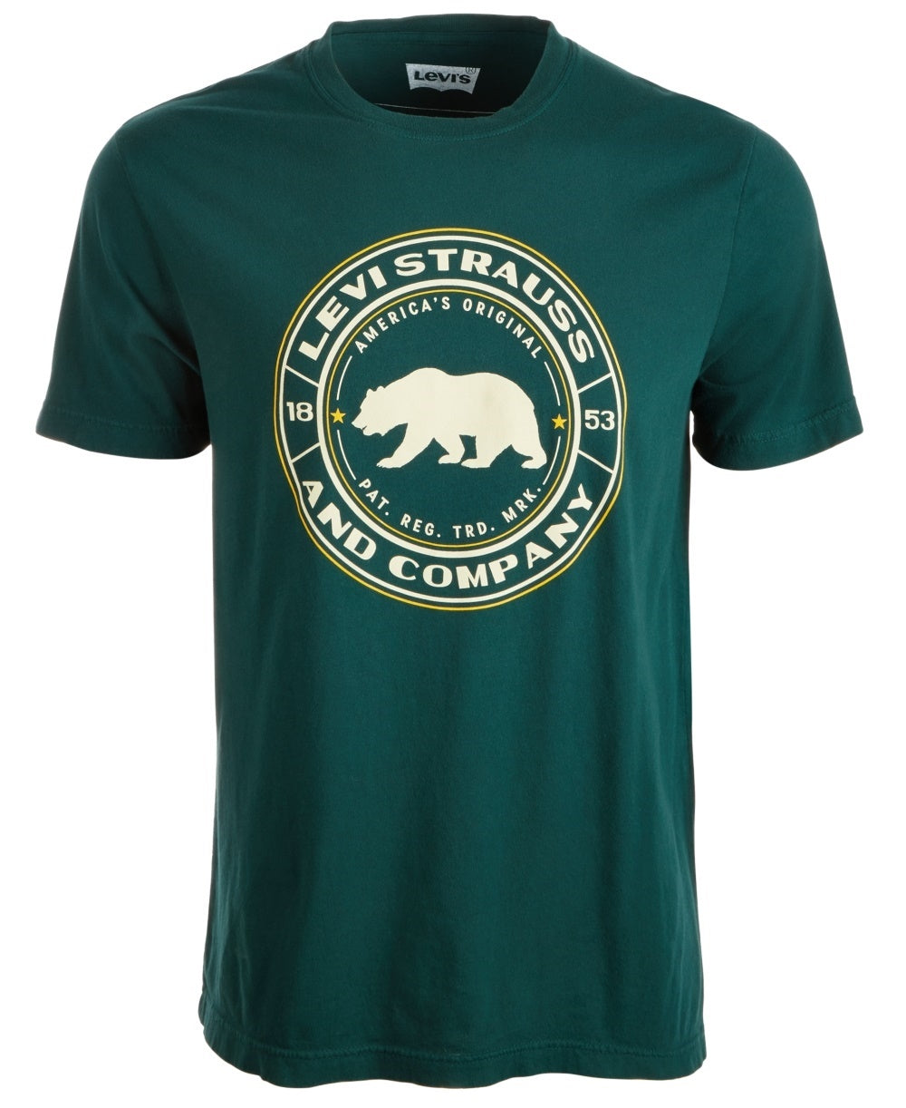 Camiseta Levi's Masculina Grail Logo Graphic Verde Tamanho P