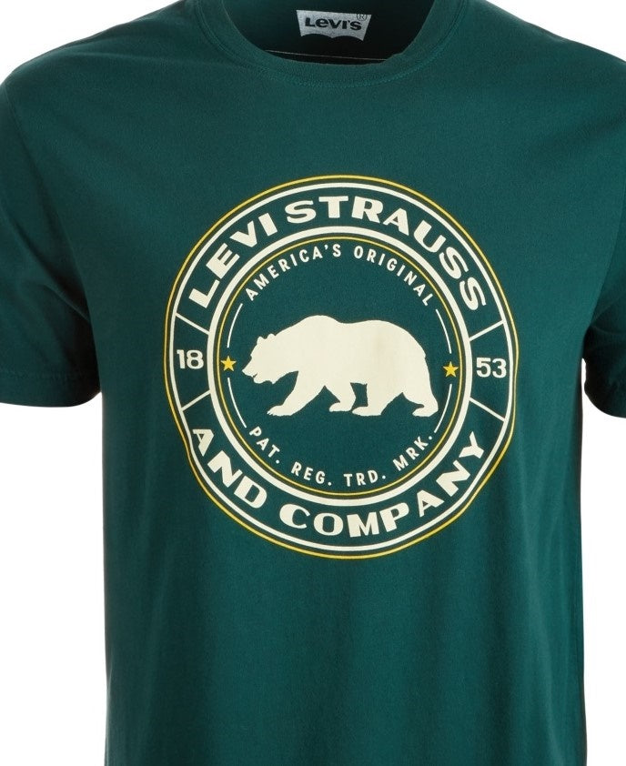 Camiseta Levi's Masculina Grail Logo Graphic Verde Tamanho P