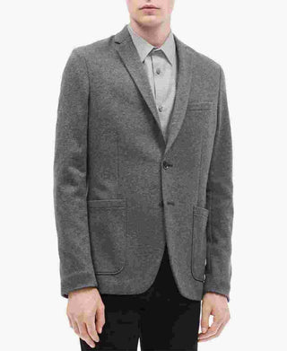 Calvin Klein Men's Slim Fit Douglas Jacket Grayl Size Medium