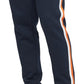Calça de moletom listrada masculina Calvin Klein azul tamanho grande