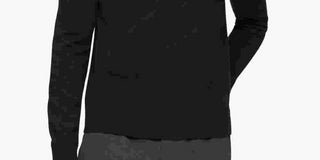 Suéter Calvin Klein Masculino de Lã Merino com Gola V, Cinza Escuro, Tamanho XS