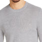 Suéter masculino Calvin Klein Merino com gola redonda, prateado, tamanho extragrande