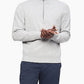 Suéter Calvin Klein Masculino com Zíper 1/4, Prateado, Tamanho XXG