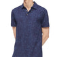 Calvin Klein Masculino Manga Curta Estampa Floral Azul Marítimo Combinado Azul Tamanho Grande