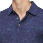 Calvin Klein Masculino Manga Curta Estampa Floral Azul Marítimo Combinado Azul Tamanho Grande