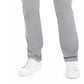 Calça jeans masculina Calvin Klein estampada texturizada de cintura alta, tamanho 38x32, cor carvão