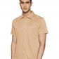 Camisa polo Calvin Klein masculina de manga curta com botões Liquid Touch, marrom, tamanho pequeno