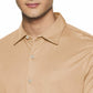 Camisa polo Calvin Klein masculina de manga curta com botões Liquid Touch, marrom, tamanho pequeno