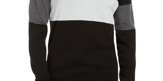 DKNY Men's Quarter Zip Sweatshirt Charcoal Size X-Large