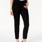 Calça jeans skinny feminina Charter Club Bristol, preta, tamanho 10, pequena