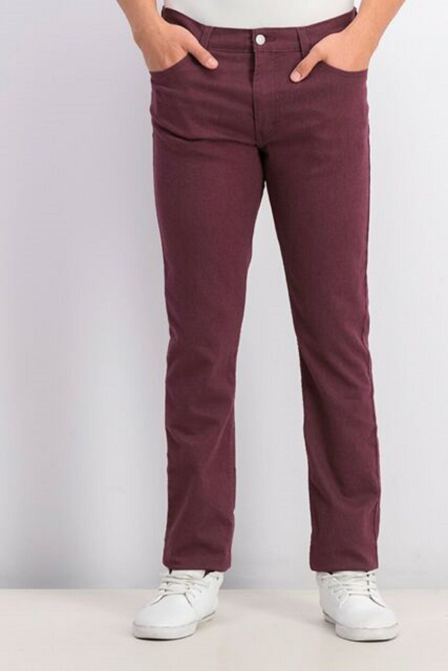 Calça jeans Levis 511 Slim Fit Stretch Flanela Masculina Vermelha Tamanho 31X32