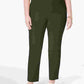 Calça feminina Charter Club Cambridge Tummy Control, tamanho pequeno, verde