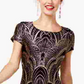 Jump Feminino Preto Manga Curta Decote Joia Acima Do Joelho Bodycon Vestido De Cocktail Preto Tamanho XX-S