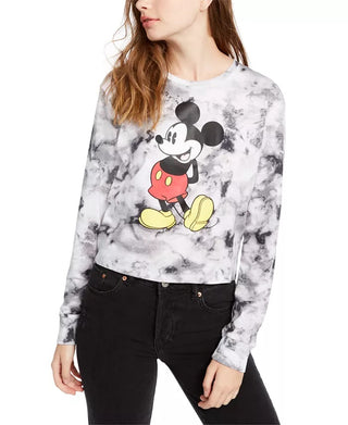 Blusa com estampa gráfica do Mickey Mouse Tie Dye da Disney Junior, cinza, tamanho extragrande