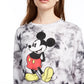Blusa com estampa gráfica do Mickey Mouse Tie Dye da Disney Junior, cinza, tamanho extragrande