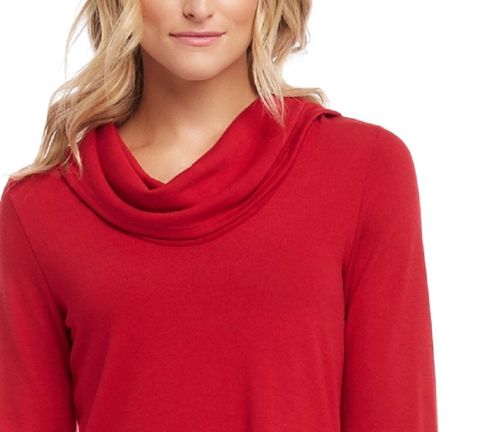 Karen Kane Suéter Feminino Gola Alta Gola Redonda Fenda Lateral Tamanho XG