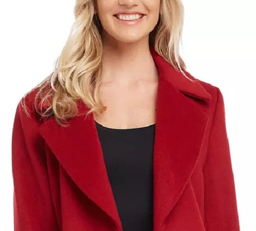 Karen Kane Blazer Feminino de Um Botão Vermelho Tamanho Grande