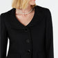 Le Suit Feminino Saia Jacquard Diamante Três Botões Preto Tamanho 8