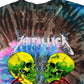 Camiseta masculina Merch Traffic Metallica Live '92 Tie Dye rosa tamanho médio