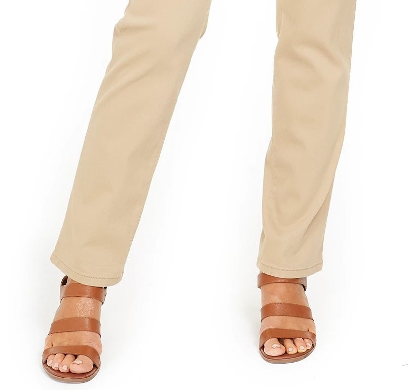 Jeans skinny com controle de barriga feminino Style &amp; Co, marrom, tamanho 22X5