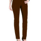 Jeans feminino estilo &amp; co, perna justa e controle de barriga, marrom, tamanho 24x4,5