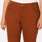 Jeans feminino plus size, cintura alta, perna justa, estilo &amp; co, tamanho 22W