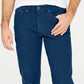 Calça Levi's 514 de veludo cotelê reta masculina, tamanho azul marinho, 32x34