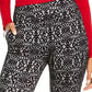 Calça skinny cropped estampada feminina Thalia Sodi