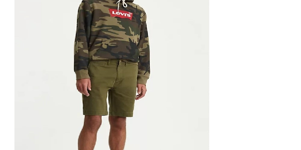 Shorts Levi's 502 Chino 9 1/2" Masculino Verde Tamanho 40