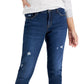 Calça jeans skinny feminina Style &amp; Co Curvy Fit, comprimento regular, curta e longa, azul, tamanho 8