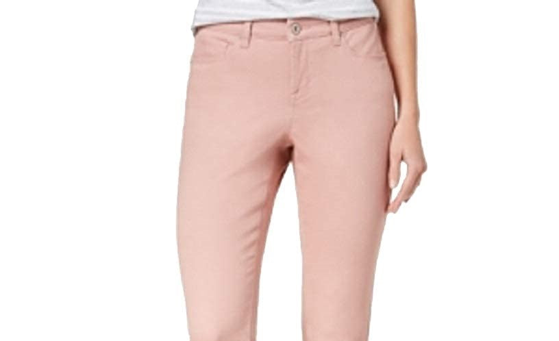Jeans Curvy Fit Skinny Fashion Feminino Estilo &amp; Co Rosa Tamanho 18