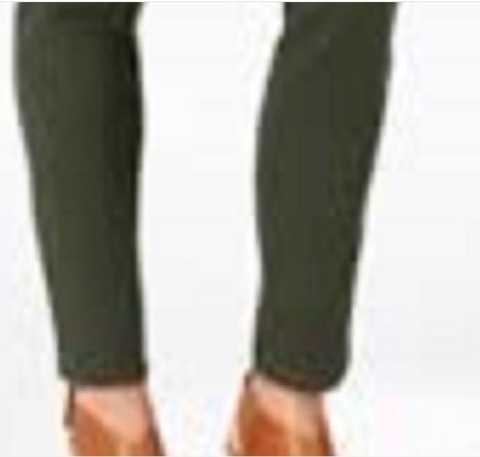 Jeans Curvy Fit Skinny Fashion Feminino Estilo &amp; Co Verde Tamanho 4
