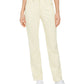 Jeans feminino estilo &amp; co com controle de barriga, perna reta, amarelo, tamanho 6