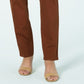 Jeans feminino estilo &amp; co com controle de barriga, perna reta, marrom, tamanho 12
