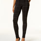 Leggings femininas estampadas Style &amp; Co, pretas, tamanho X-S