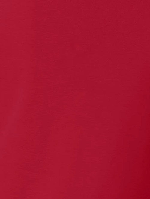 Camiseta feminina de manga comprida Charter Club Pima Cotton, vermelha, tamanho XS