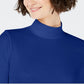 Camiseta feminina Charter Club de algodão com gola falsa, azul, tamanho extragrande