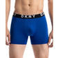 Calções de banho DKNY masculinos, pacote com 2, azul, tamanho grande