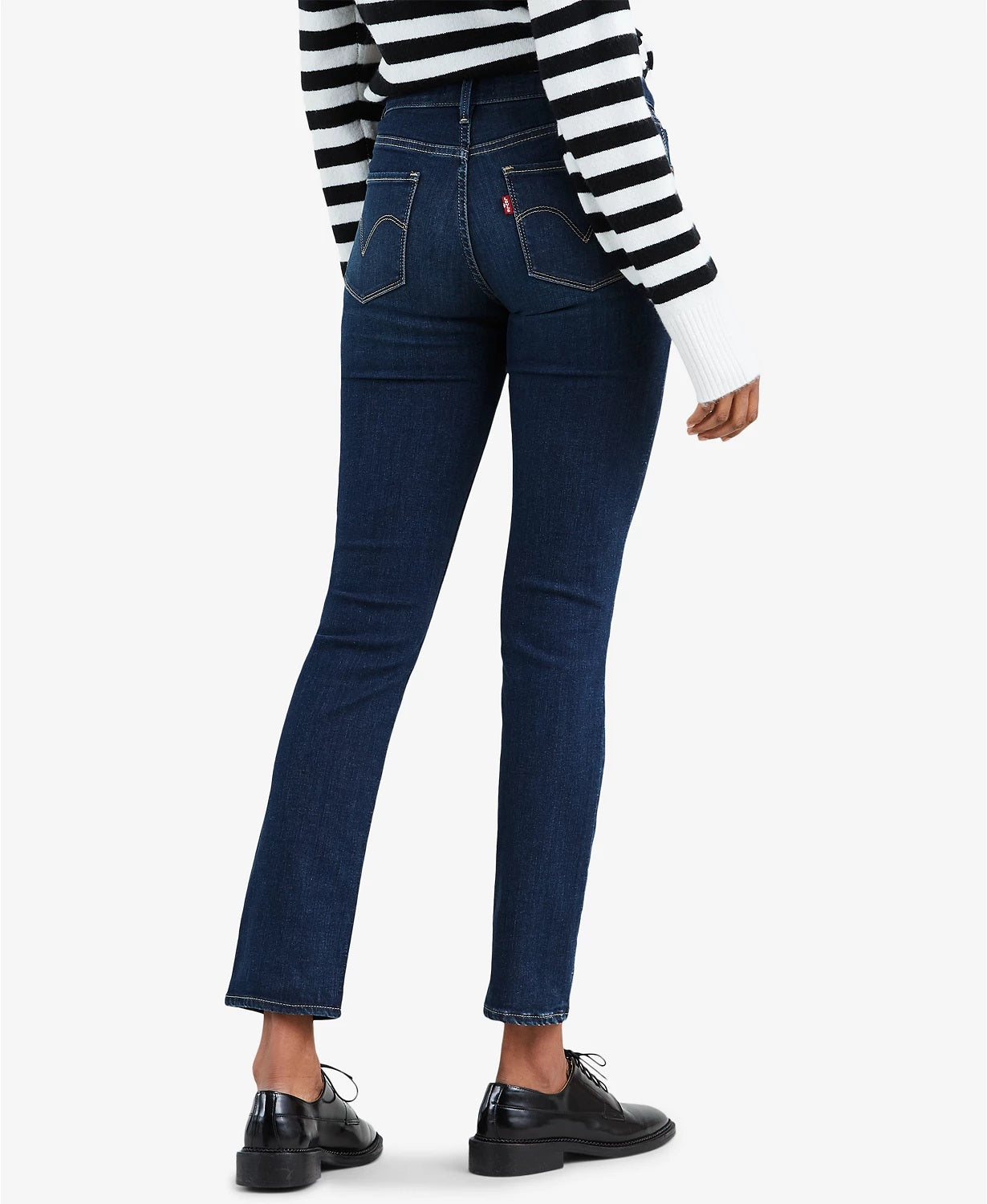 Calça Jeans Skinny Levi's Classic Modern Cintura Média Feminina Azul Tamanho Médio Regular