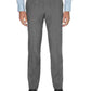 Calça de trabalho masculina Perry Ellis cinza com estampa xadrez elástica, tamanho 36x29