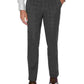 Calça social Perry Ellis Masculina Portfolio Modern Fit Heathered Performance Heather Charcoal Tamanho 40X32