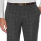 Calça social Perry Ellis Masculina Portfolio Modern Fit Heathered Performance Heather Charcoal Tamanho 40X32