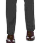 Calça social Perry Ellis Masculina Portfolio Modern Fit Heathered Performance Heather Charcoal Tamanho 40X32